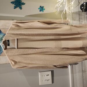 EUC Verve Ami Women's Sz M Sheer Long Open Cardigan